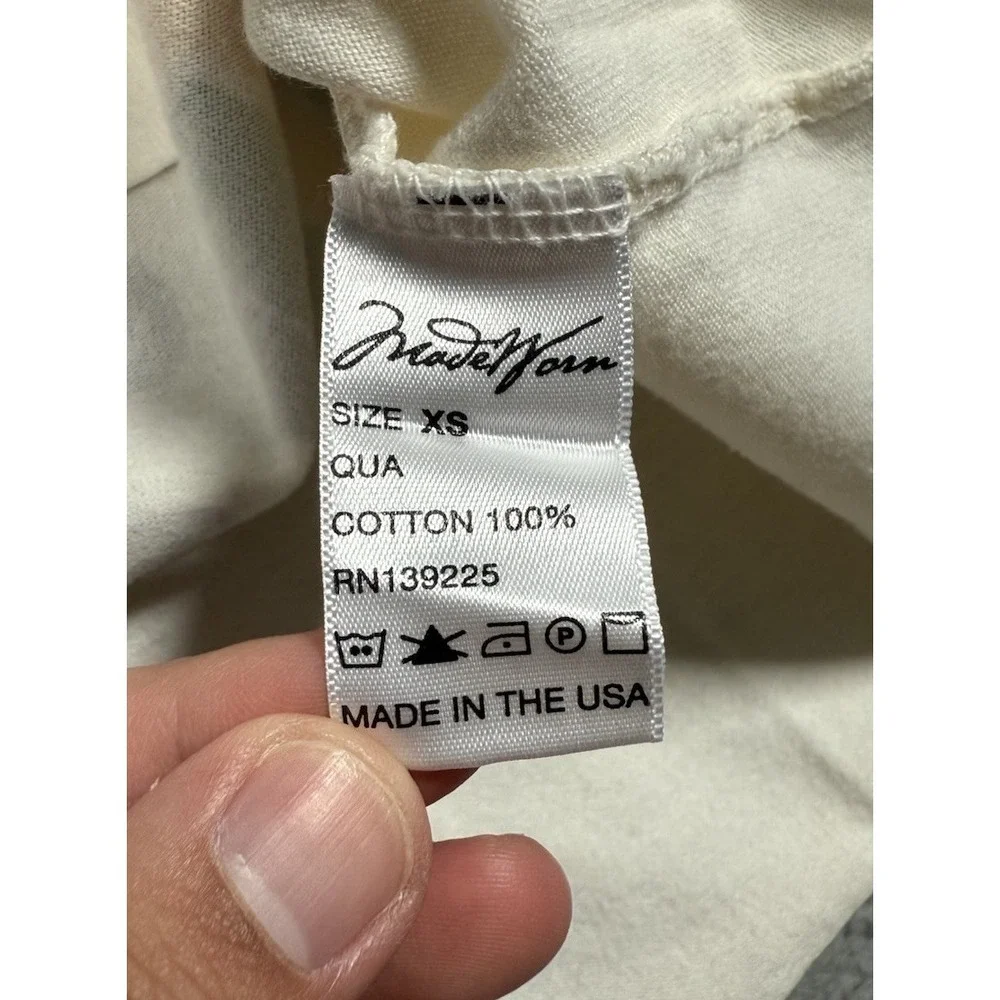 Vtg Ice‎ Cube It Was a Good Day White T-Shirt Adult XS Distressed Single Stitch